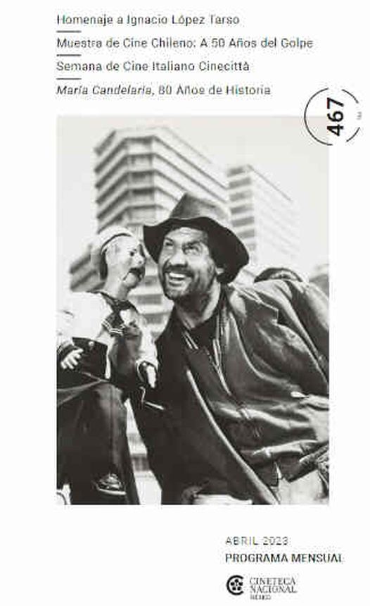 CINETECA NACIONAL magazine side cover  April 2023