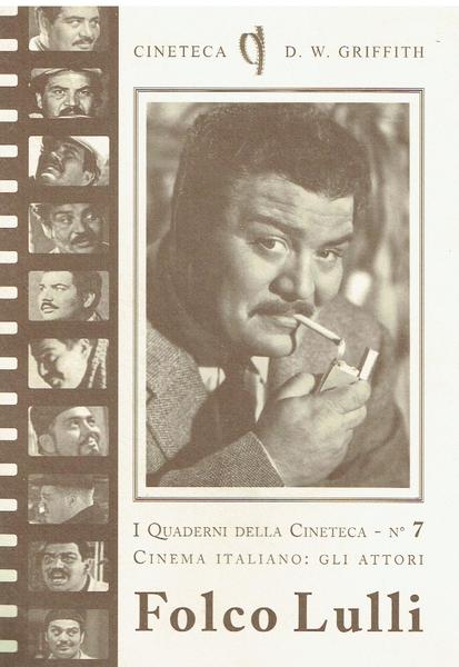 QUADERNI DELLA CINETECA D.W.GRIFFITH magazine side cover Issue 7   