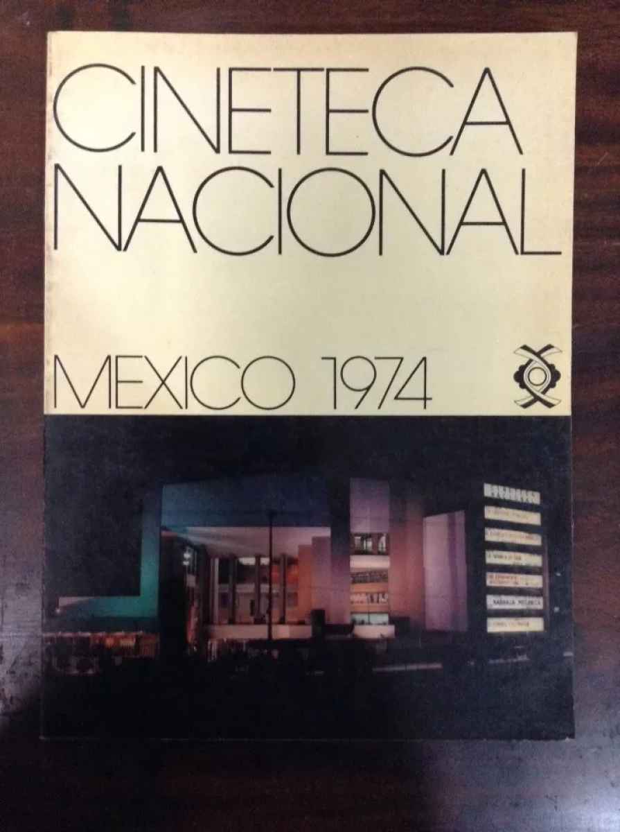 CINETECA NACIONAL magazine side cover   1974