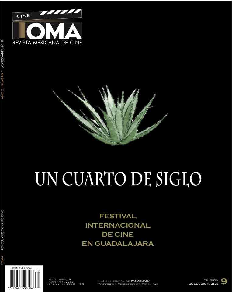 CINE TOMA magazine side cover Issue 9 March/April 2010