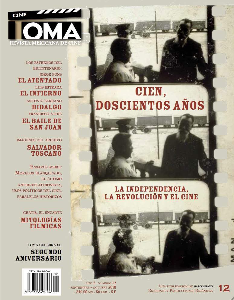CINE TOMA magazine side cover Issue 12 September/October 2010