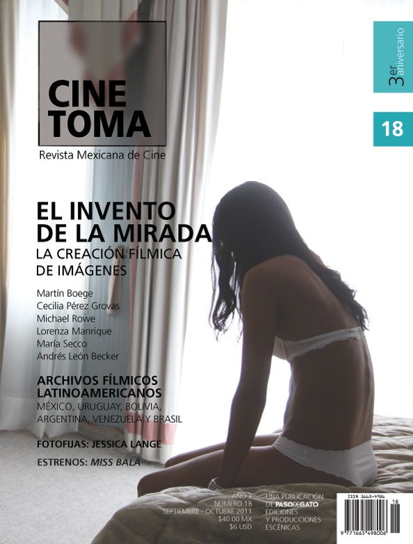 CINE TOMA magazine side cover Issue 18 September/October 2011