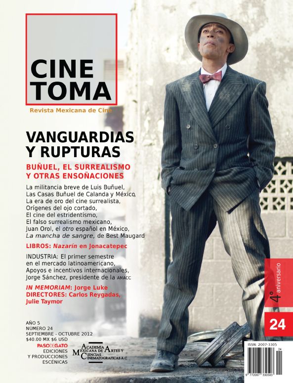 CINE TOMA magazine side cover Issue 24 September/October 2012