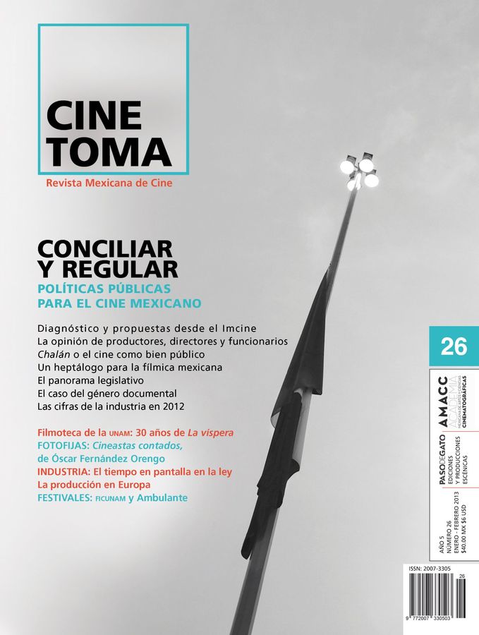 CINE TOMA magazine side cover Issue 26 January/February 2013