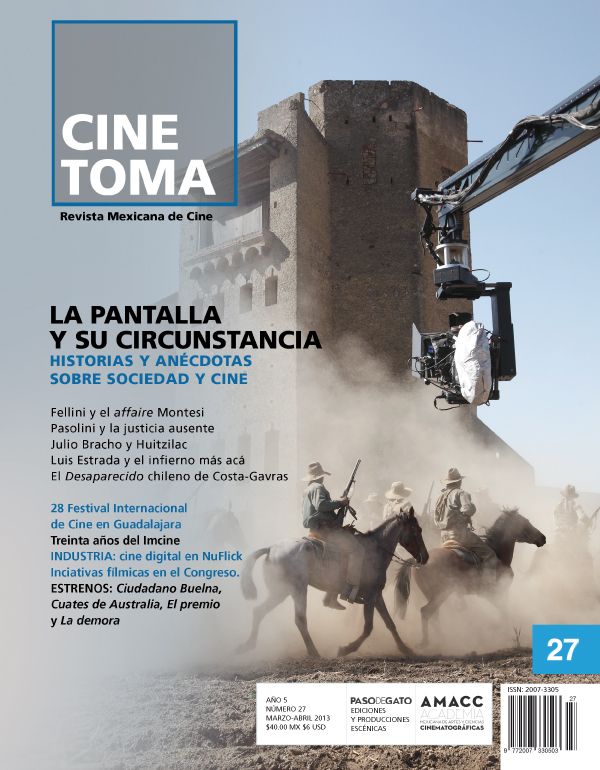 CINE TOMA magazine side cover Issue 27 March/April 2013