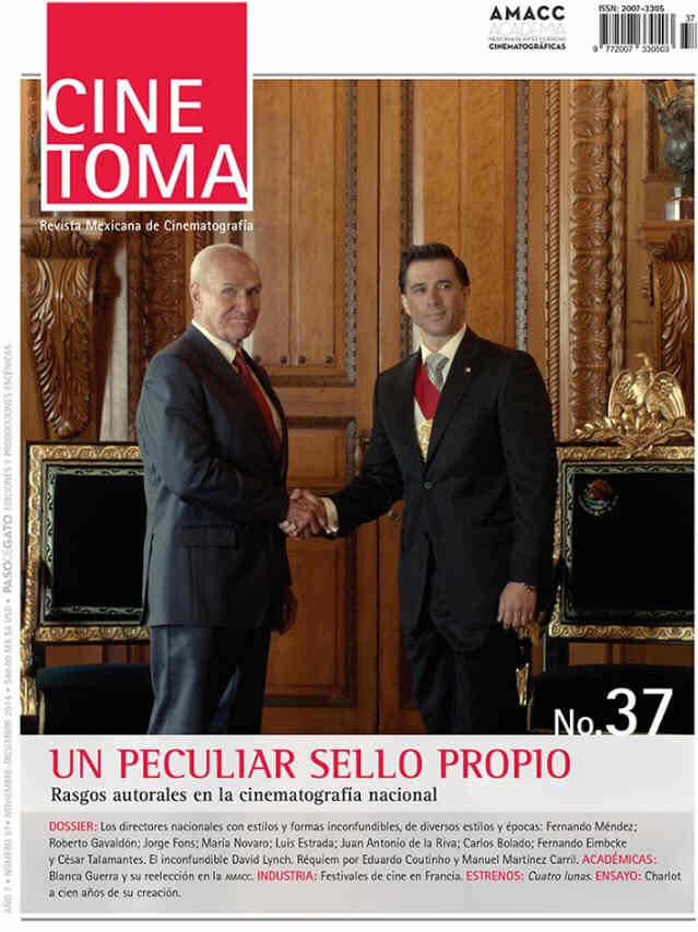CINE TOMA magazine side cover Issue 37 November/December 2014