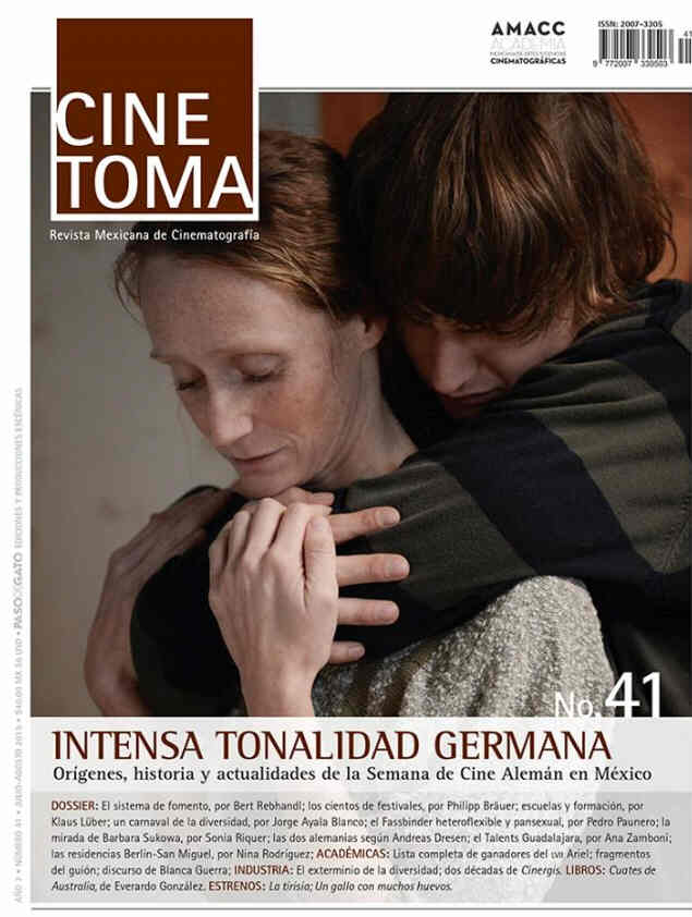 CINE TOMA magazine side cover Issue 41 July/August 2015