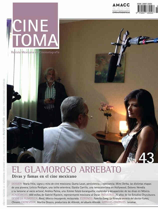 CINE TOMA magazine side cover Issue 43 November/December 2015