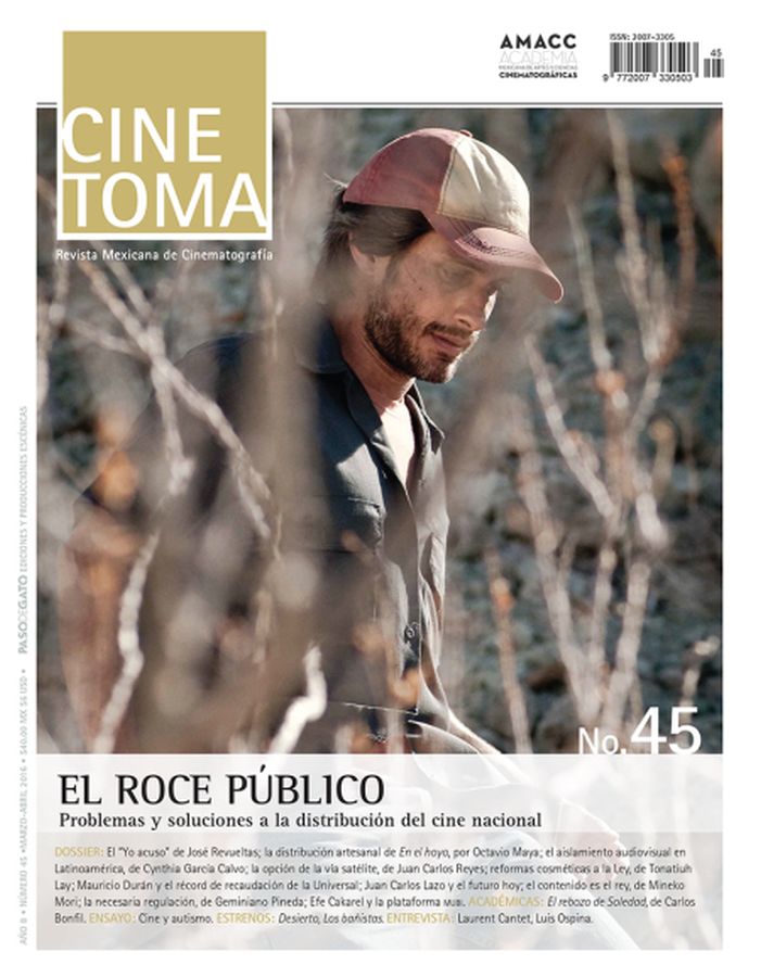 CINE TOMA magazine side cover Issue 45 March/April 2016