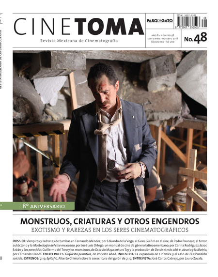 CINE TOMA magazine side cover Issue 48 September/October 2016