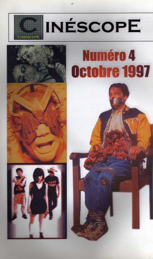 CINESCOPE/CINETRANGE magazine side cover Issue 4 October 1997