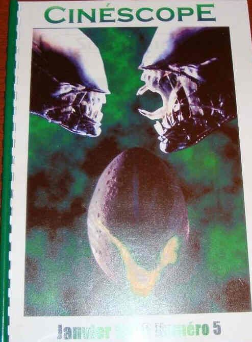 CINESCOPE/CINETRANGE magazine side cover Issue 5 January 1998