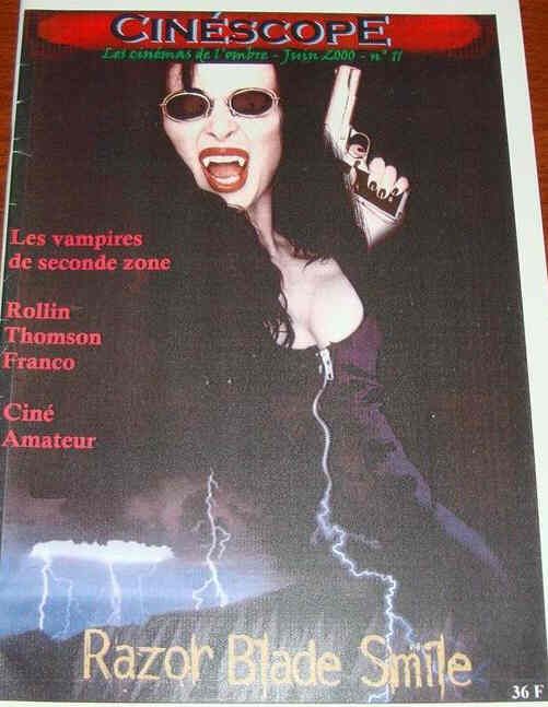 CINESCOPE/CINETRANGE magazine side cover Issue 11 June 2000
