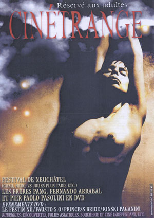 CINESCOPE/CINETRANGE magazine side cover Issue 16  