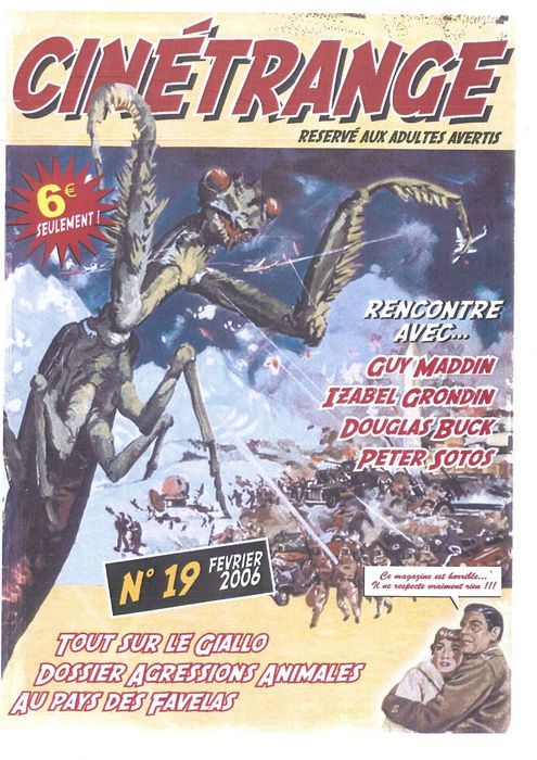 CINESCOPE/CINETRANGE magazine side cover Issue 19 February 2006