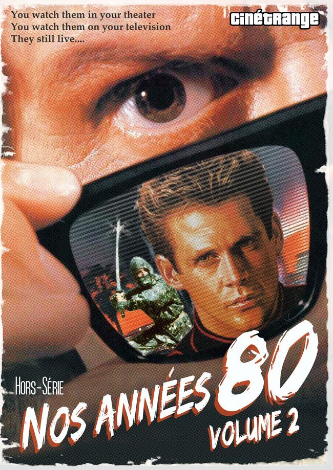 CINESCOPE/CINETRANGE magazine side cover  Special issue: The 80s Part II February/March/April 2014