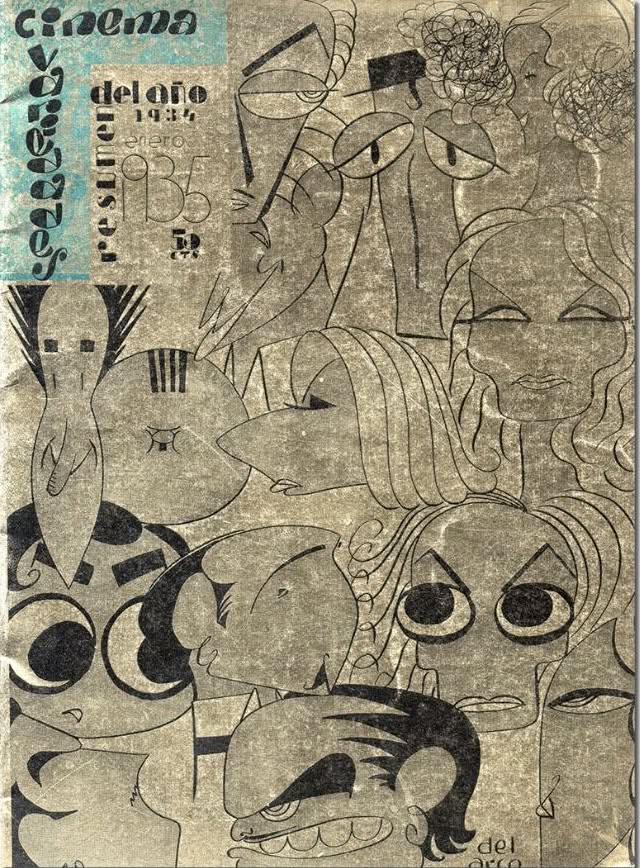 CINEMA VARIEDADES magazine side cover Issue 13  January 1935