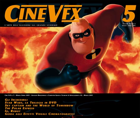 CINEVFX magazine side cover Issue 5  2002
