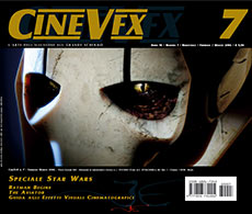 CINEVFX magazine side cover Issue 7  2002
