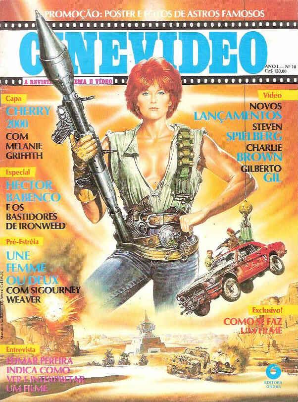 CINEVIDEO magazine side cover Issue 10  1987