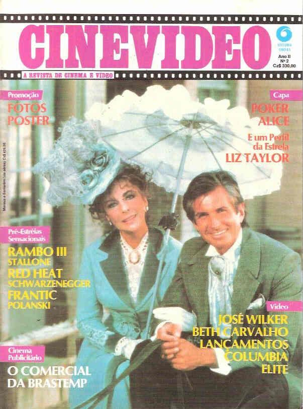CINEVIDEO magazine side cover Issue 2  1988