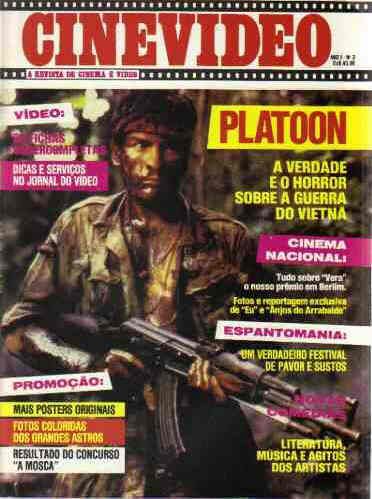 CINEVIDEO magazine side cover Issue 3  1987