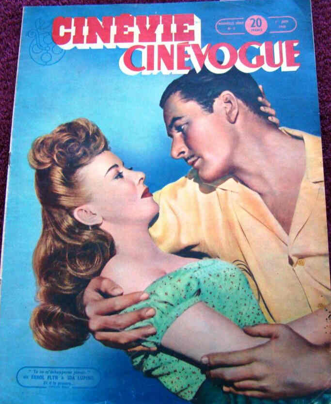 CINEVIE CINEVOGUE magazine side cover Issue 3 June, 1 1948