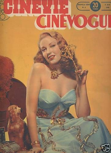 CINEVIE CINEVOGUE magazine side cover Issue 4 June, 8 1948