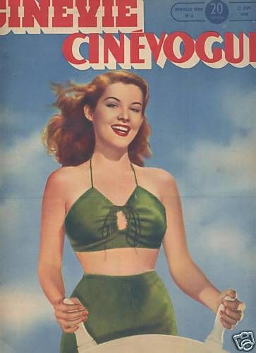 CINEVIE CINEVOGUE magazine side cover Issue 6 June, 22 1948