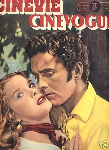 CINEVIE CINEVOGUE magazine side cover Issue 13 10 August 1948
