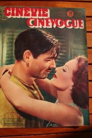 CINEVIE CINEVOGUE magazine side cover Issue 15 24 August 1948