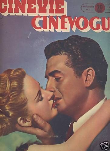 CINEVIE CINEVOGUE magazine side cover Issue 21 October, 12 1948