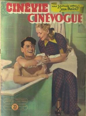 CINEVIE CINEVOGUE magazine side cover Issue 27 November, 23 1948