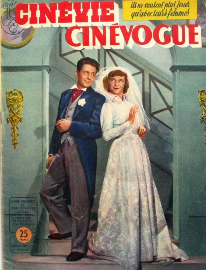 CINEVIE CINEVOGUE magazine side cover Issue 31 December, 24 1948
