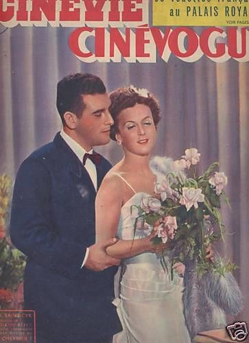 CINEVIE CINEVOGUE magazine side cover Issue 36 January 1949