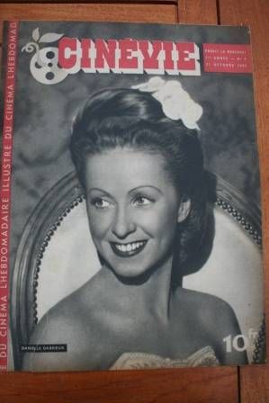 CINEVIE magazine side cover Issue 5 31 October 1945