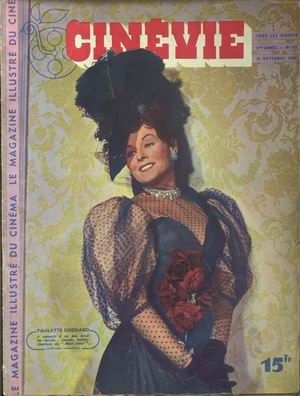 CINEVIE magazine side cover Issue 112 18 November 1947