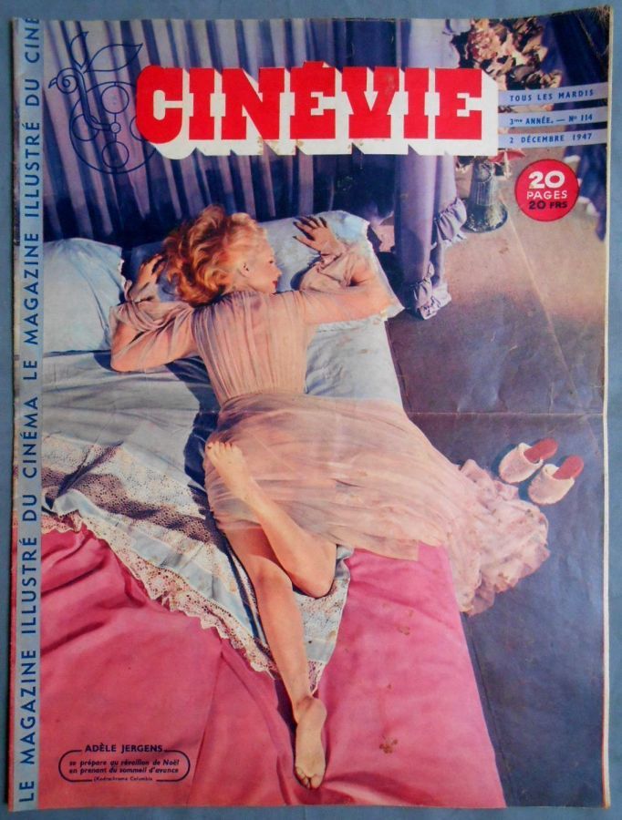 CINEVIE magazine side cover Issue 114 2 December 1947