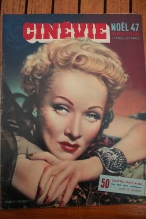 CINEVIE magazine side cover Issue 115 9 December 1947
