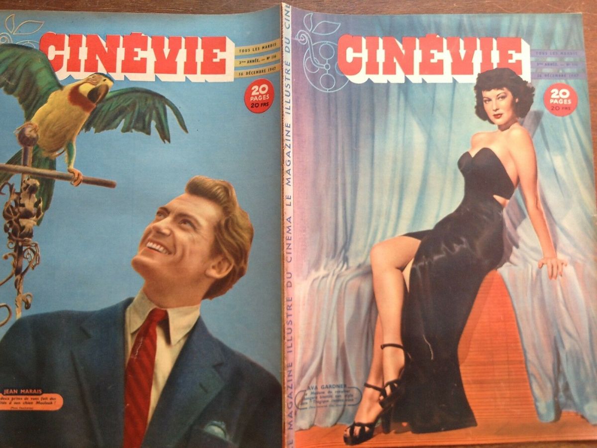 CINEVIE magazine side cover Issue 116 16 December 1947