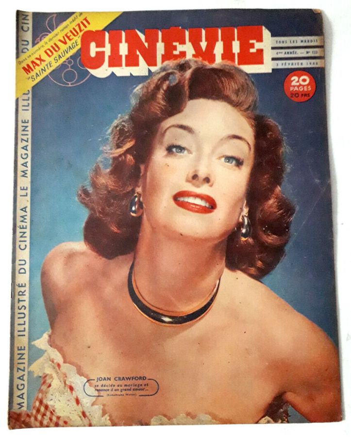 CINEVIE magazine side cover Issue 123 3 February 1948