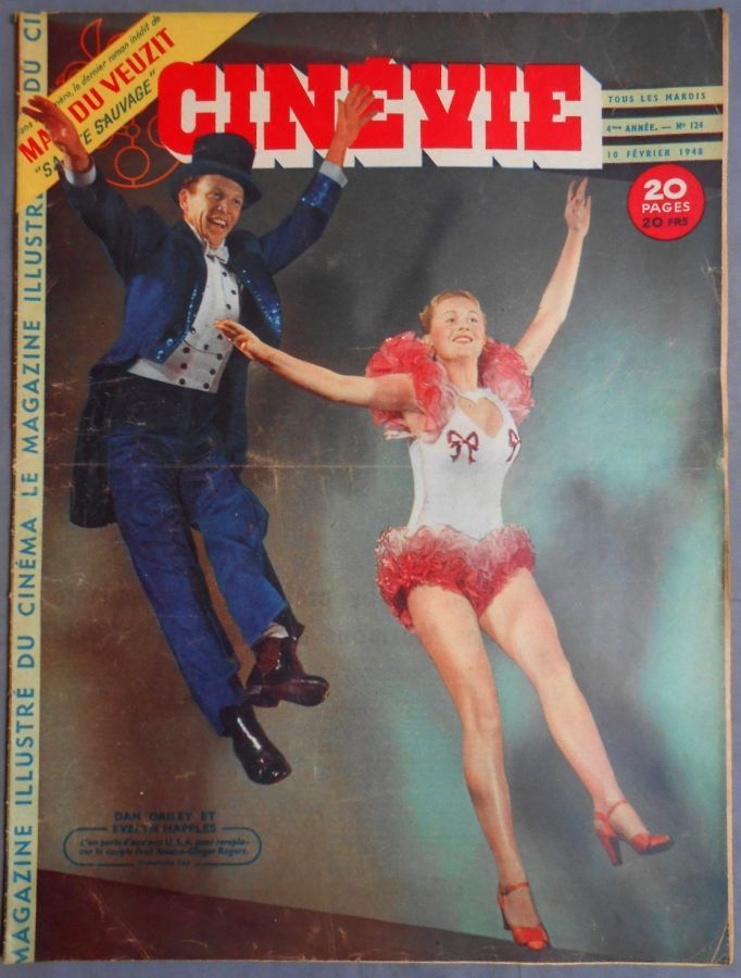 CINEVIE magazine side cover Issue 124 10 February 1948
