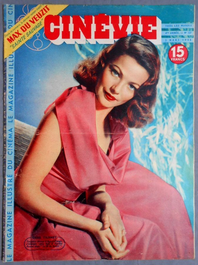 CINEVIE magazine side cover Issue 127 2 March 1948