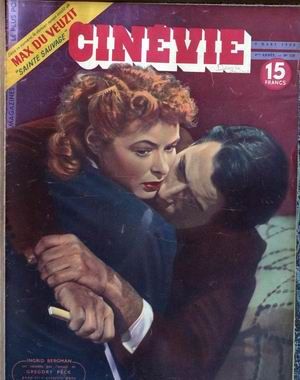 CINEVIE magazine side cover Issue 128 9 March 1948