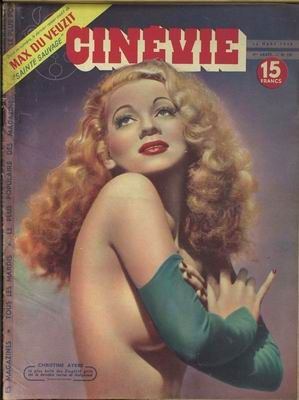 CINEVIE magazine side cover Issue 129 16 March 1948