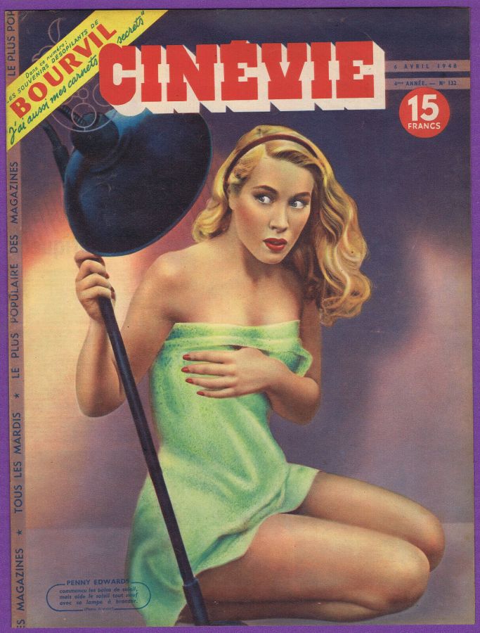 CINEVIE magazine side cover Issue 132 6 April 1948