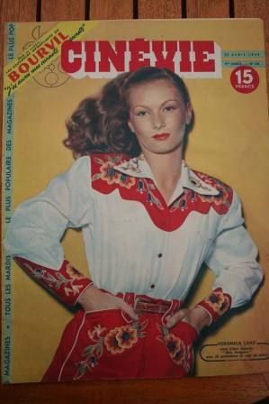 CINEVIE magazine side cover Issue 134 20 April 1948