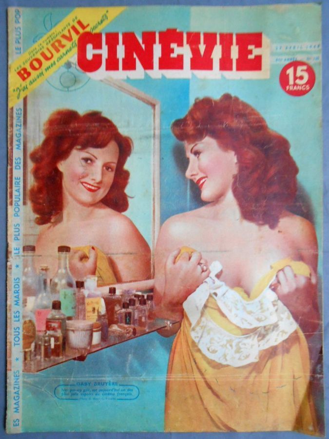 CINEVIE magazine side cover Issue 135 27 April 1948