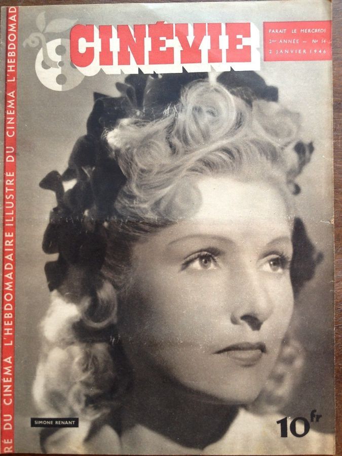 CINEVIE magazine side cover Issue 14 2 January 1946