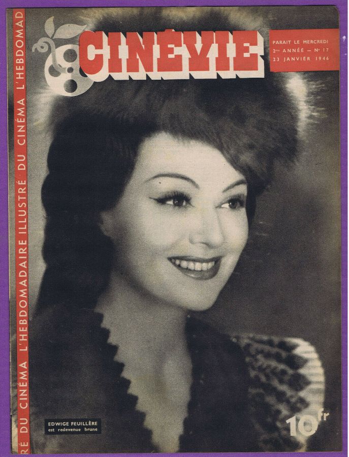 CINEVIE magazine side cover Issue 17 23 January 1946
